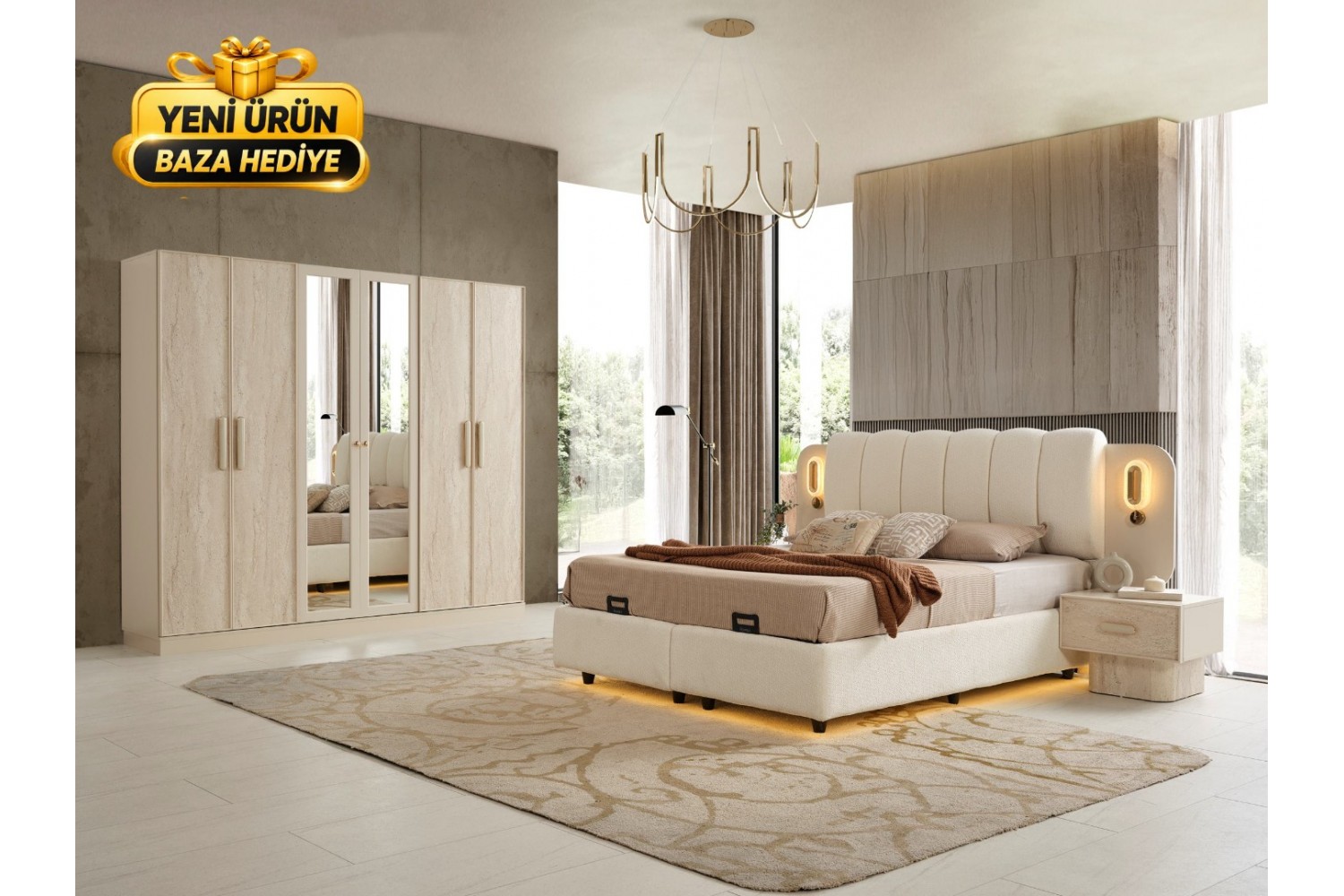 Adalar Yatak Odası Takımı %100 MDF