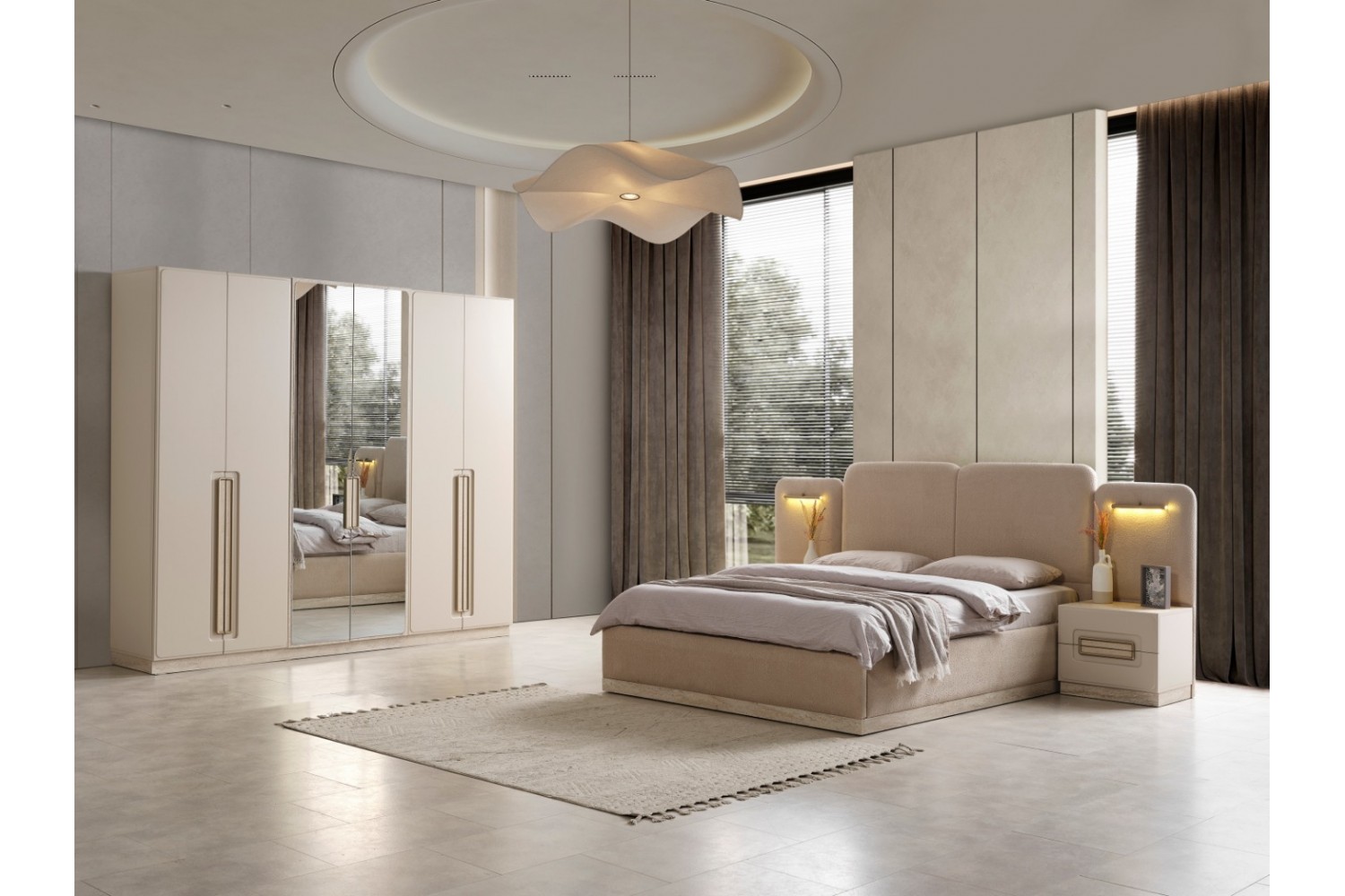 Akkor Yatak Odası Takımı %100 MDF