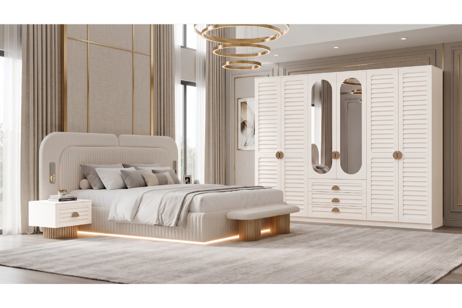 Atlantik Yatak Odası Takımı %100 MDF