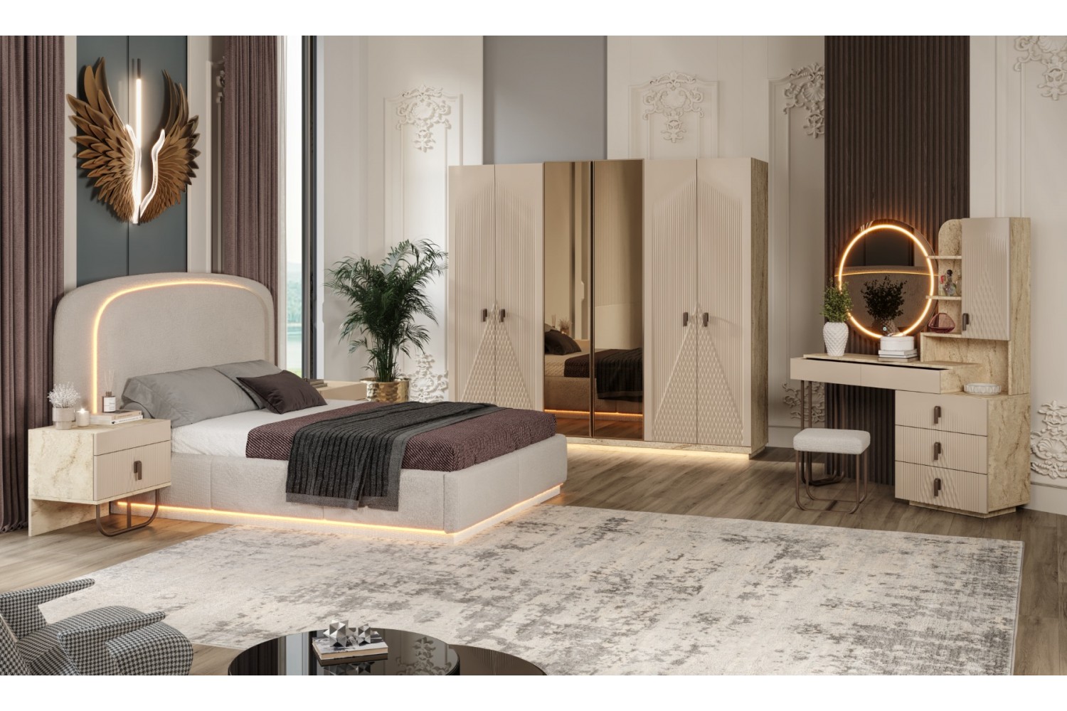 Avant Yatak Odası Takımı %100 MDF