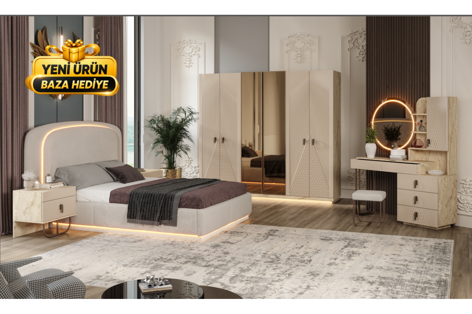 Avant Yatak Odası Takımı %100 MDF