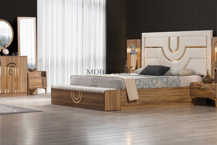 Safir Ceviz Yatak Odası Takımı