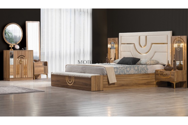 Safir Ceviz Yatak Odası Takımı